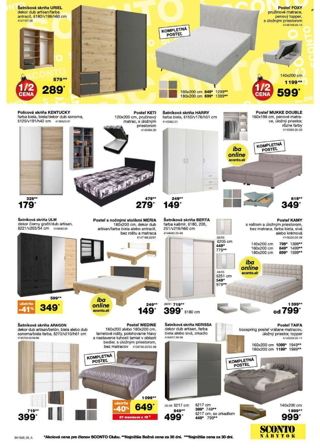 Leták Sconto nábytok - 26.11.2025 - 21.12.2025. Strana 5