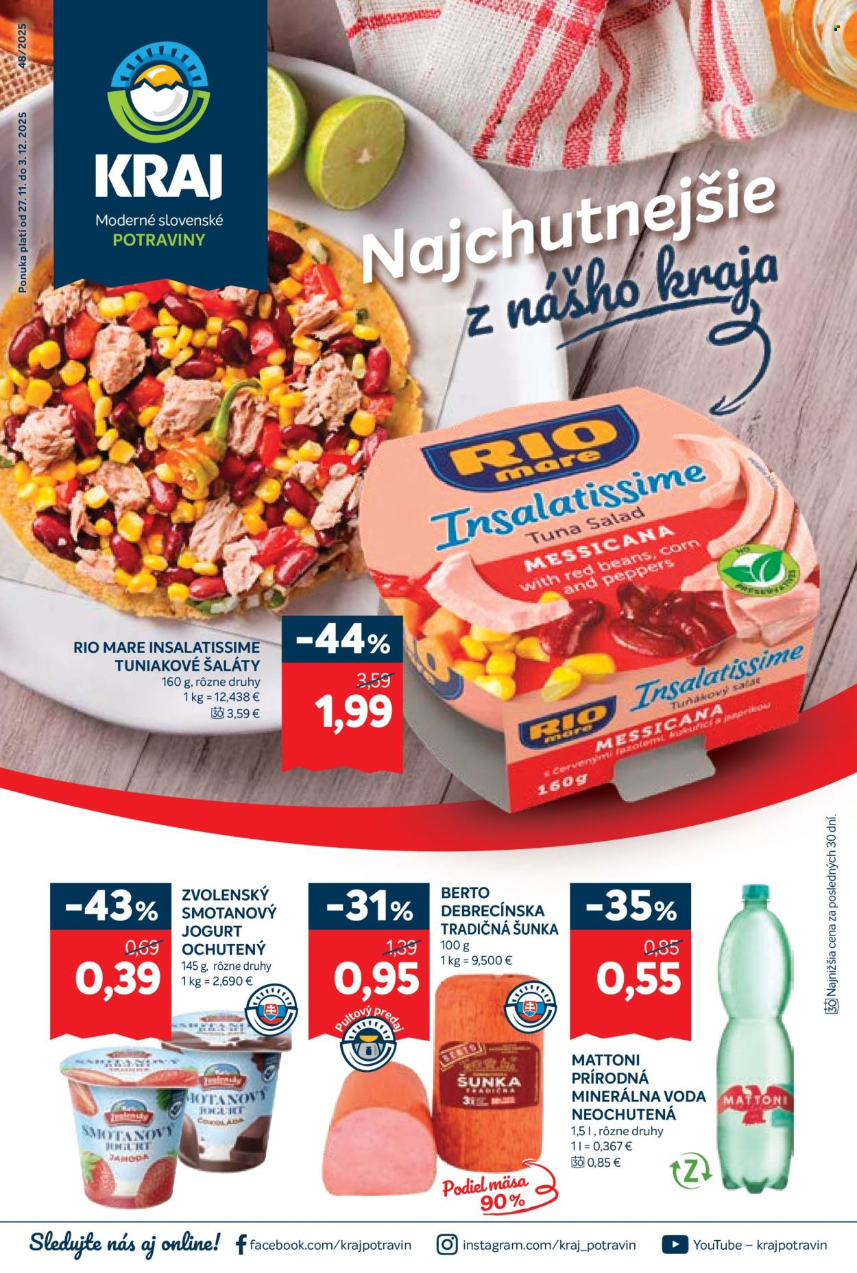Leták Kraj - 27.11.2025 - 3.12.2025. Strana 1