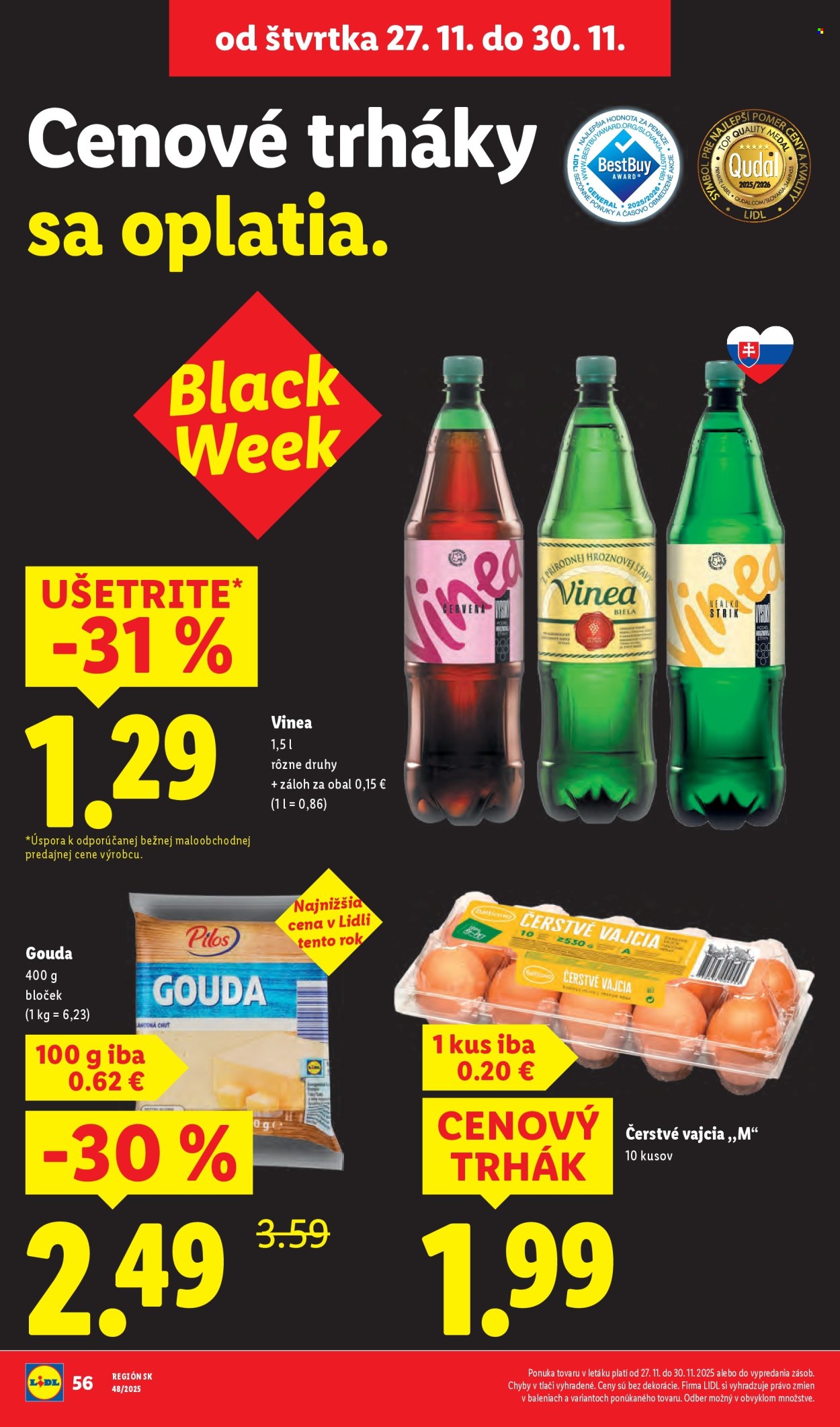 Leták Lidl - 27.11.2025 - 30.11.2025. Strana 4