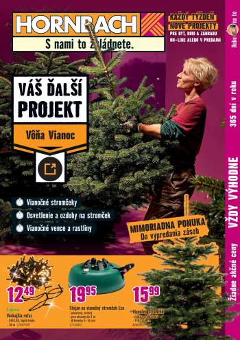 Leták Hornbach - 26.11.2025 - 10.12.2025.