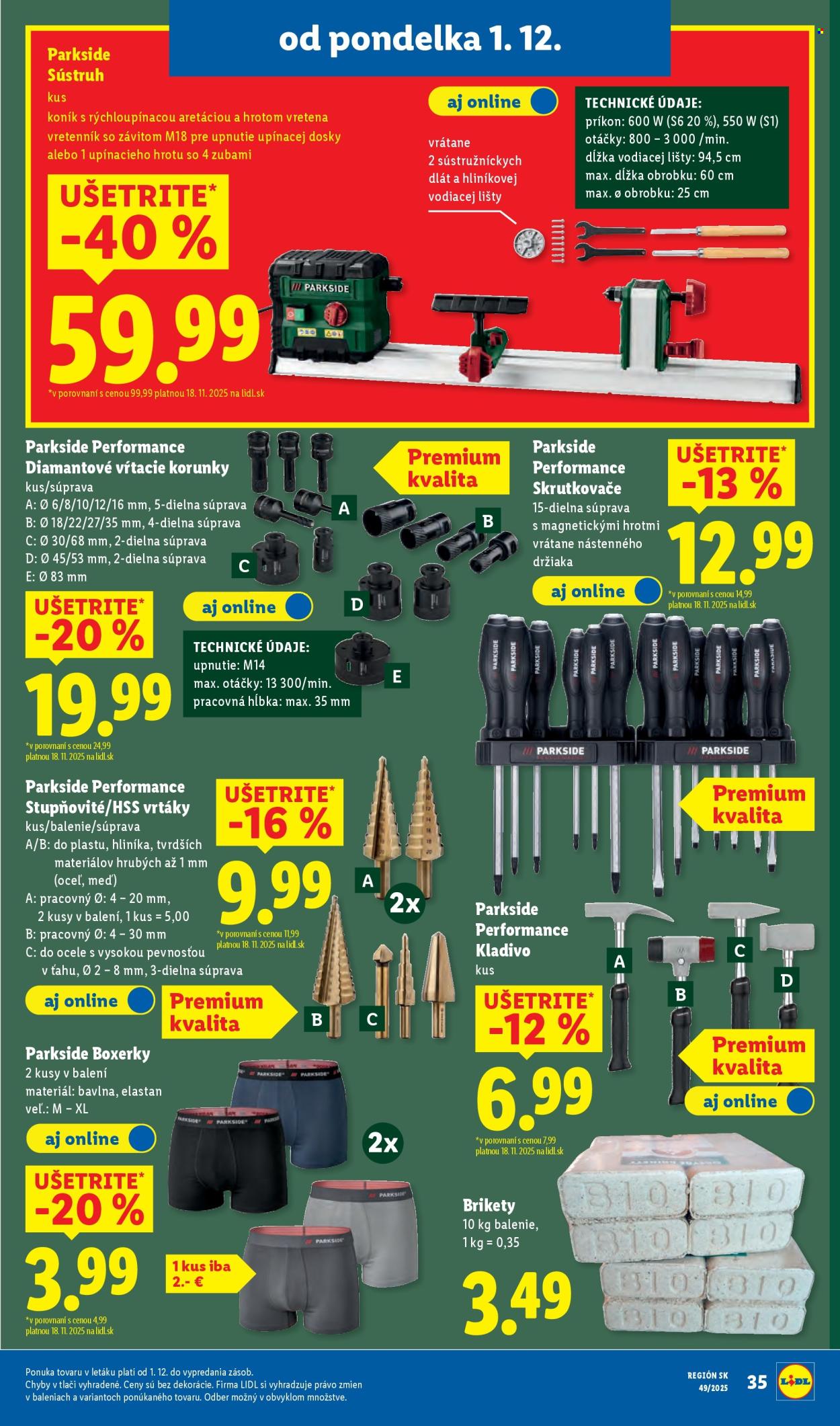 Leták Lidl - 1.12.2025 - 7.12.2025. Strana 47