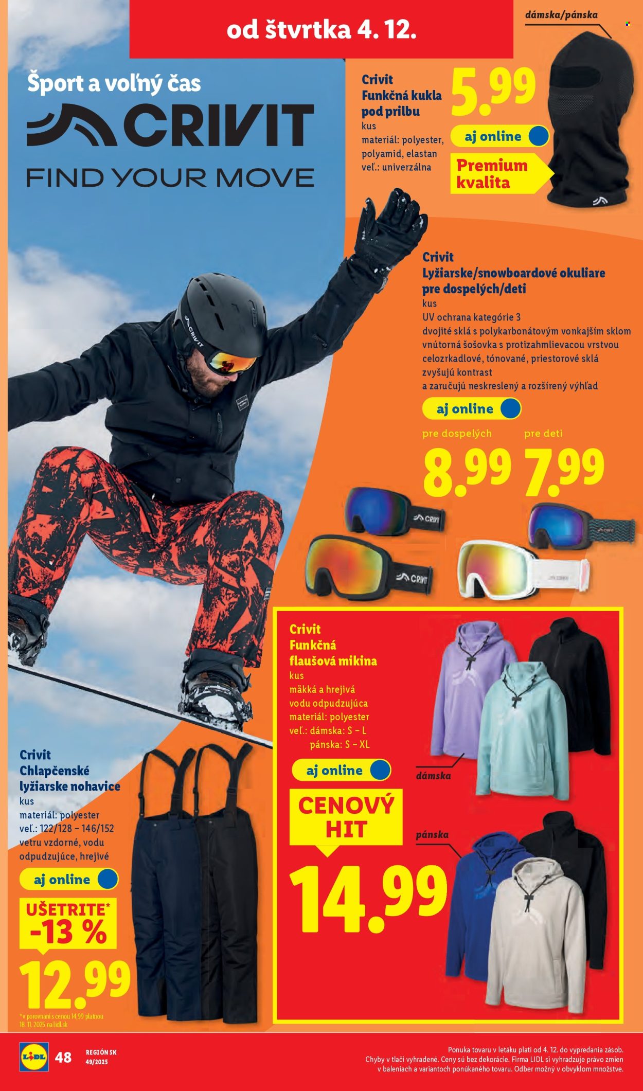 Leták Lidl - 1.12.2025 - 7.12.2025. Strana 86