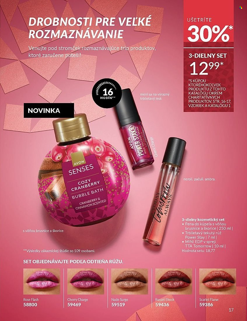 Leták Avon - 1.12.2025 - 31.12.2025. Strana 17
