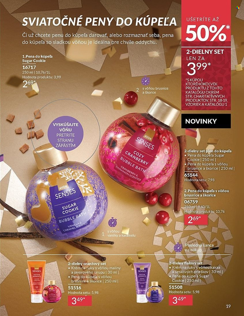 Leták Avon - 1.12.2025 - 31.12.2025. Strana 19