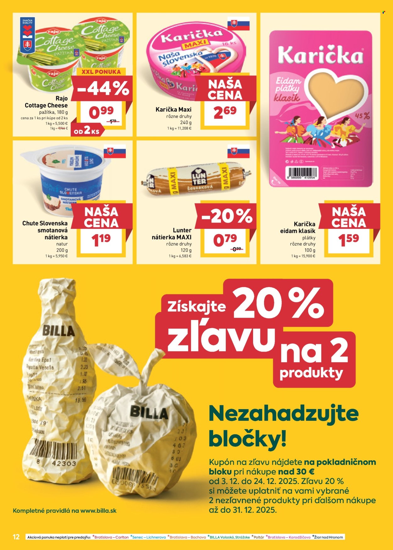 Leták Billa - 3.12.2025 - 9.12.2025. Strana 12