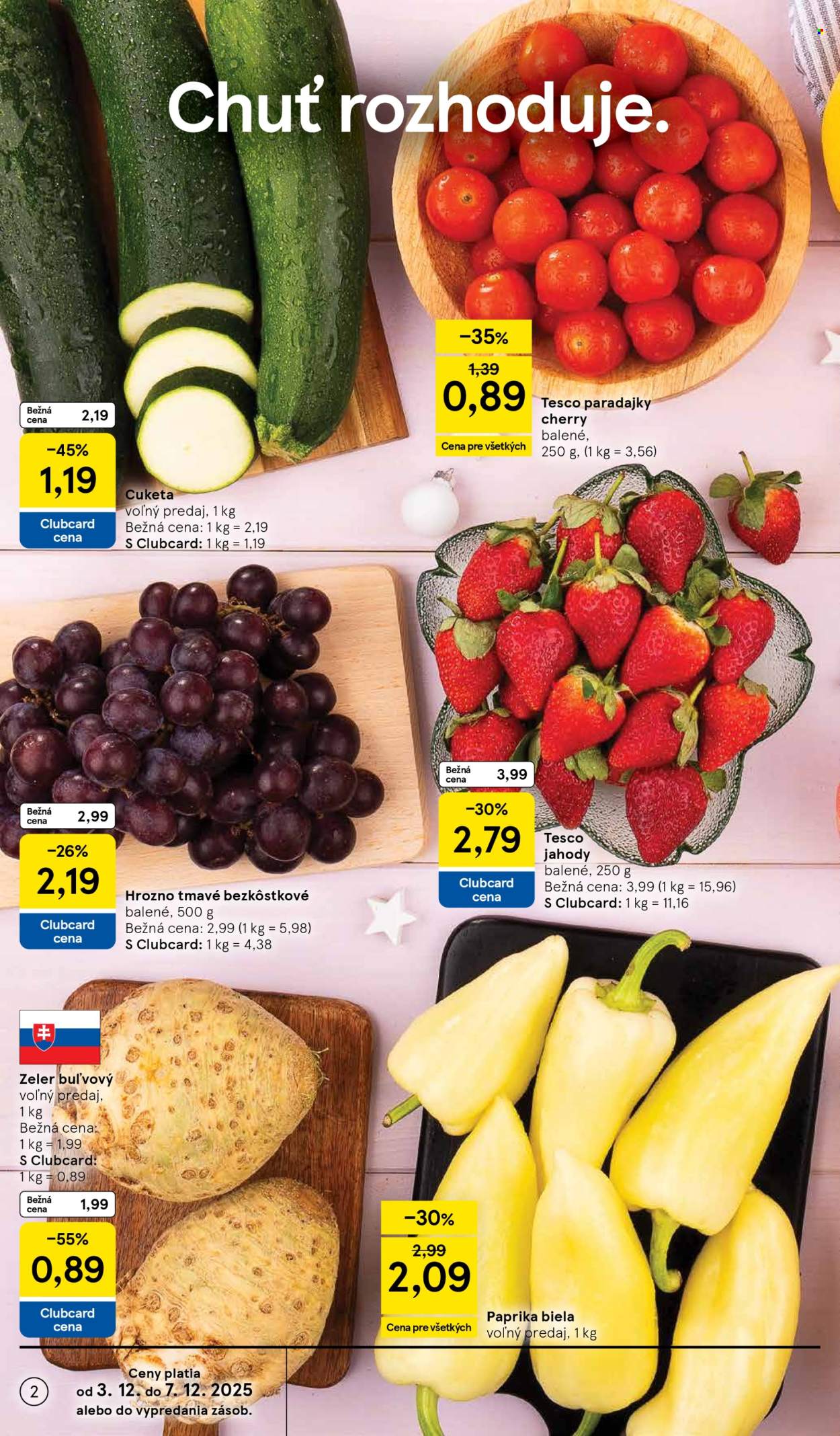 Leták TESCO - 3.12.2025 - 7.12.2025. Strana 2