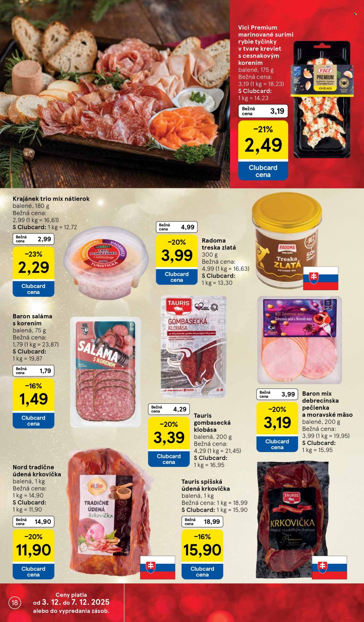 Leták TESCO - 3.12.2025 - 7.12.2025. Strana 18