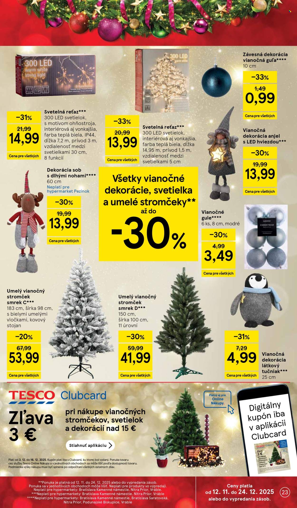 Leták TESCO - 3.12.2025 - 7.12.2025. Strana 23