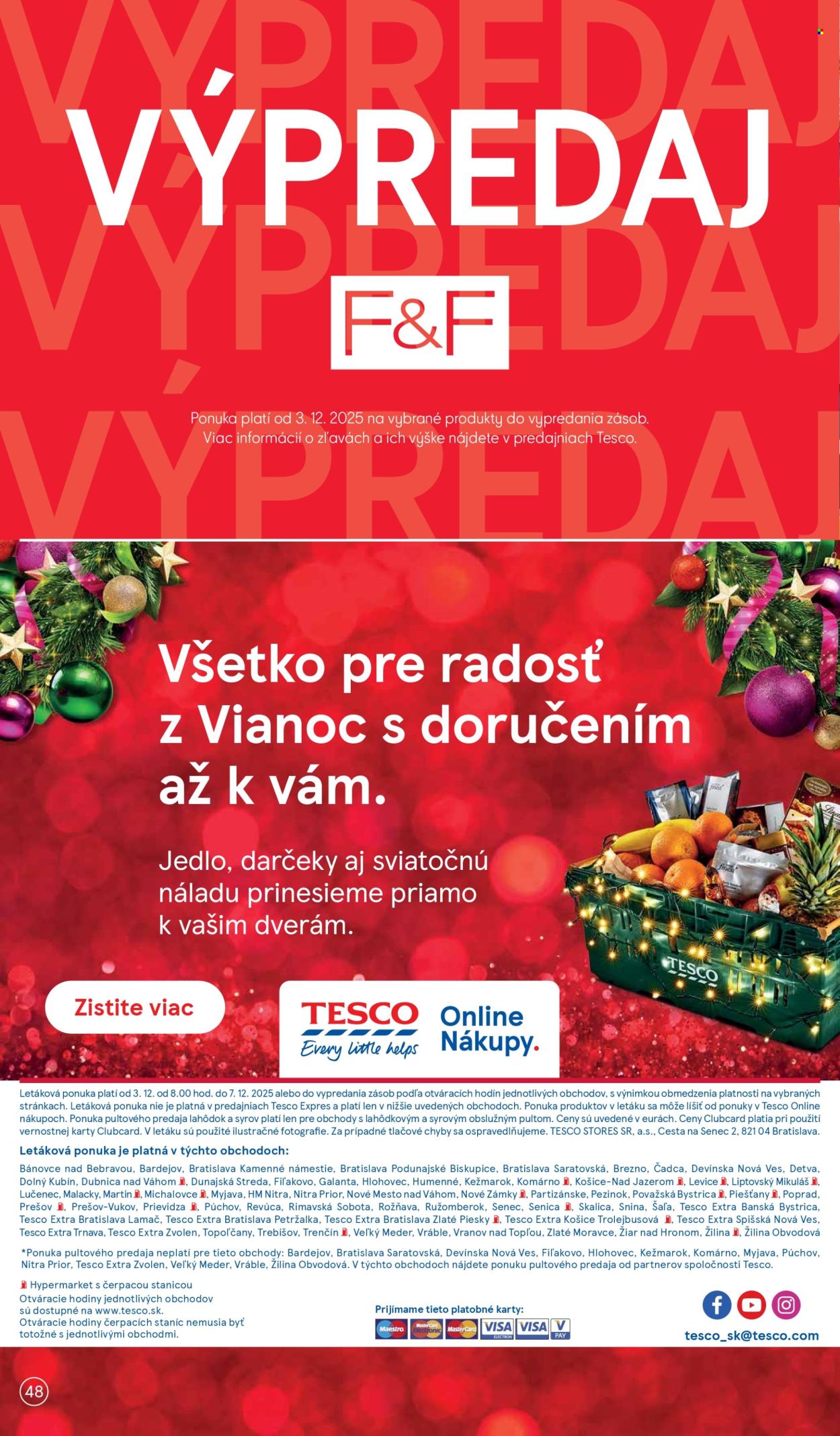 Leták TESCO - 3.12.2025 - 7.12.2025. Strana 48