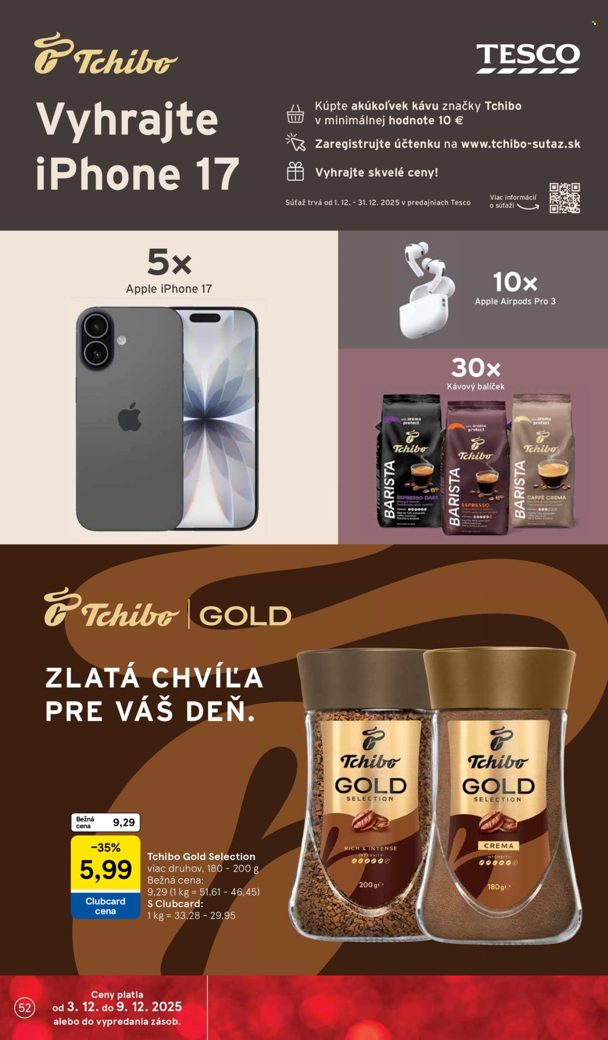 Leták TESCO - 3.12.2025 - 7.12.2025. Strana 52