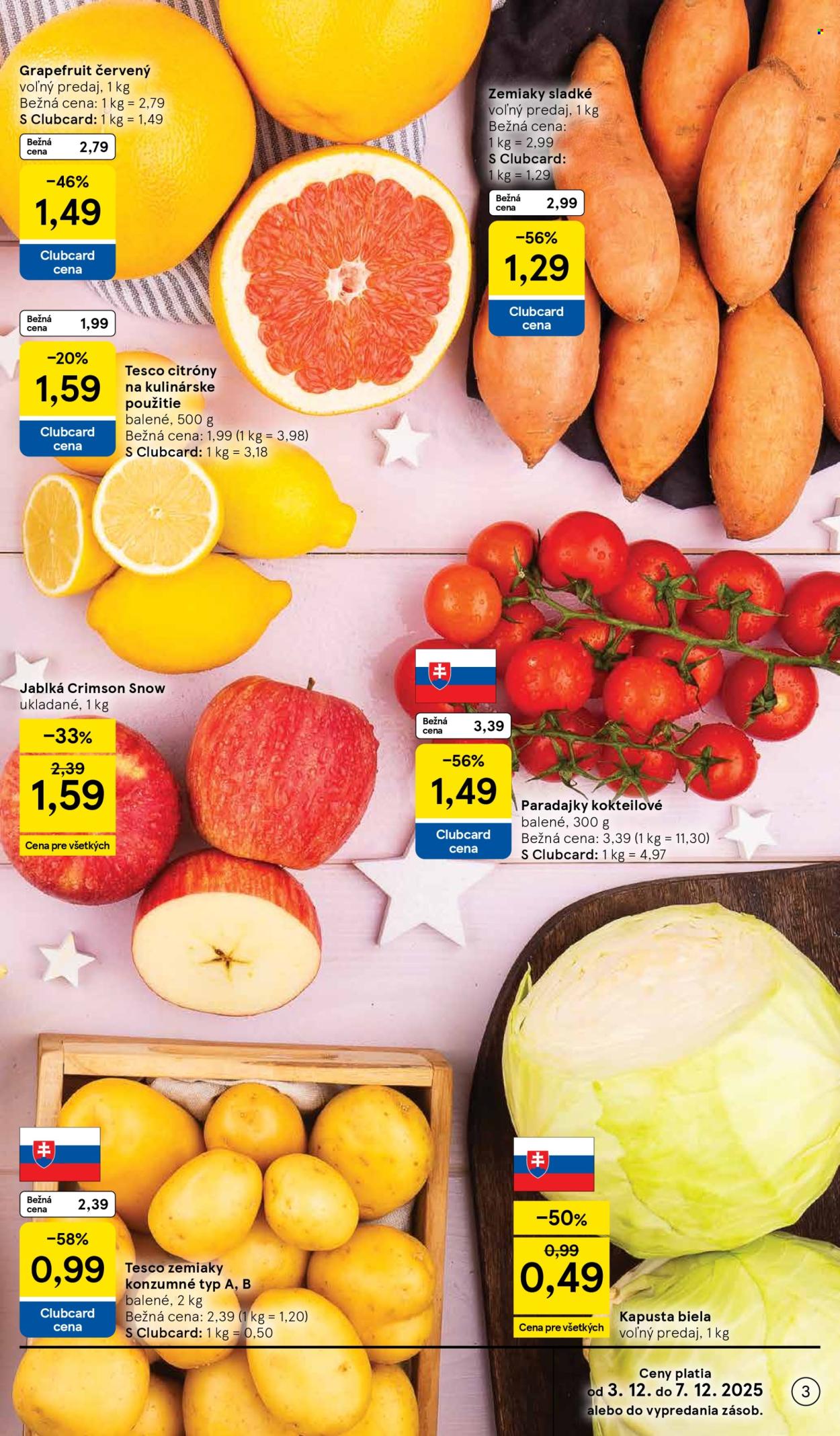 Leták TESCO supermarket - 3.12.2025 - 7.12.2025. Strana 3