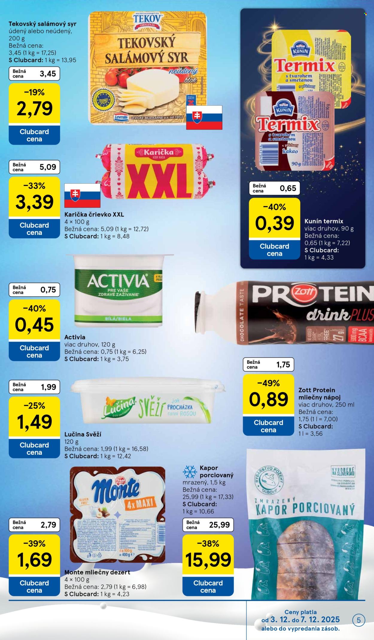 Leták TESCO supermarket - 3.12.2025 - 7.12.2025. Strana 5