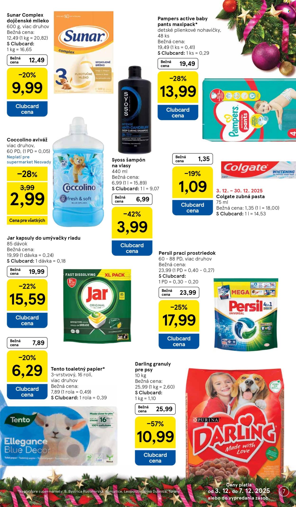 Leták TESCO supermarket - 3.12.2025 - 7.12.2025. Strana 7