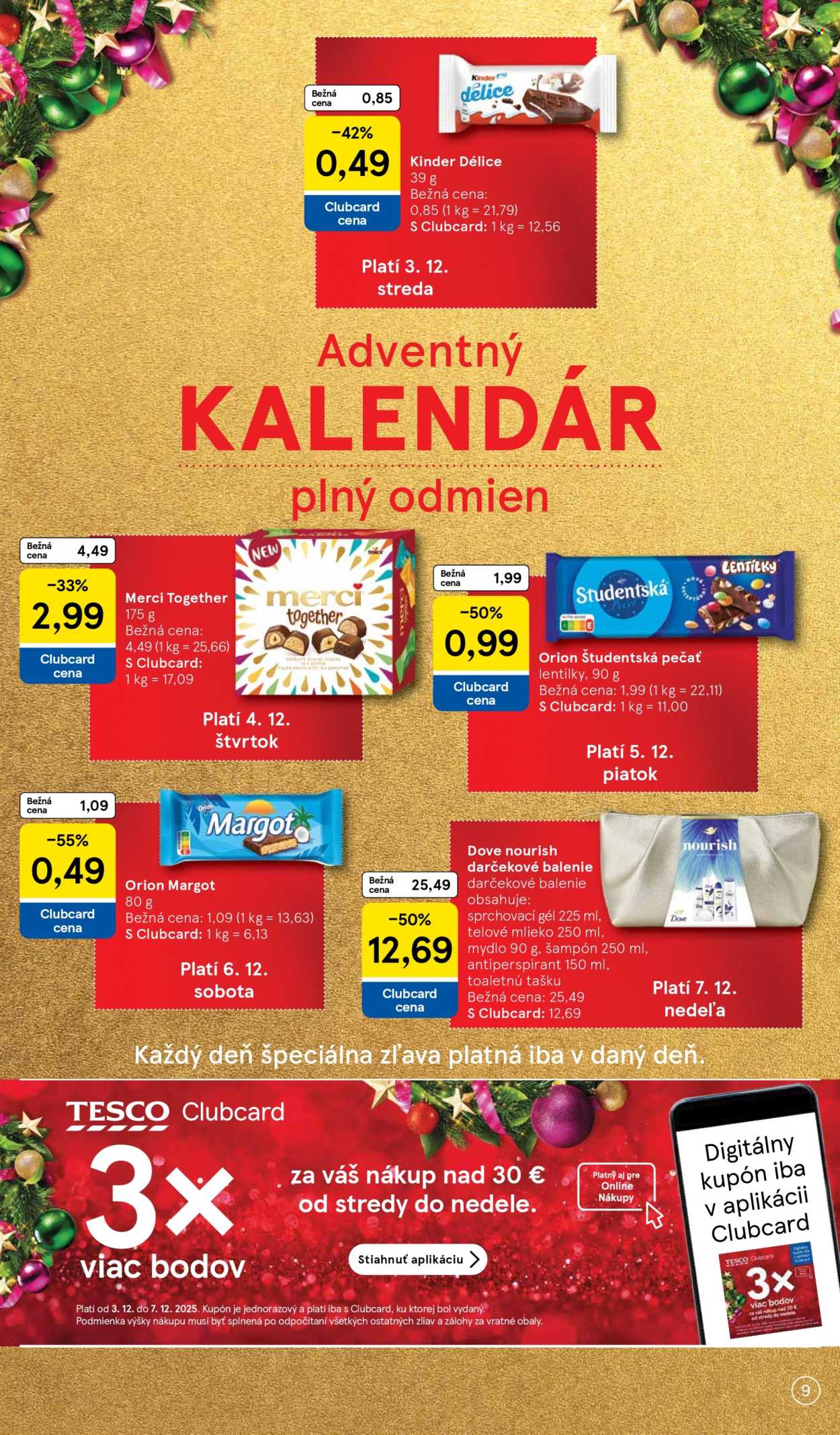 Leták TESCO supermarket - 3.12.2025 - 7.12.2025. Strana 9