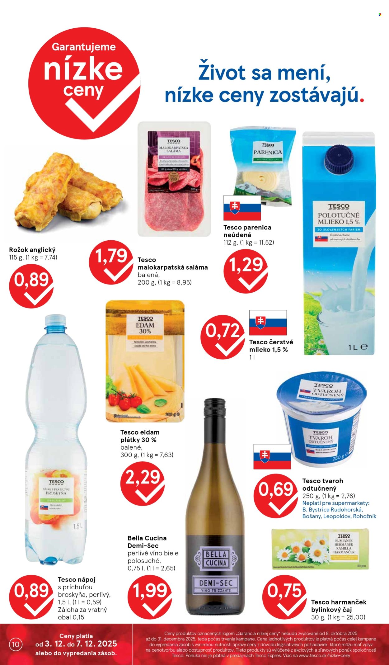 Leták TESCO supermarket - 3.12.2025 - 7.12.2025. Strana 10