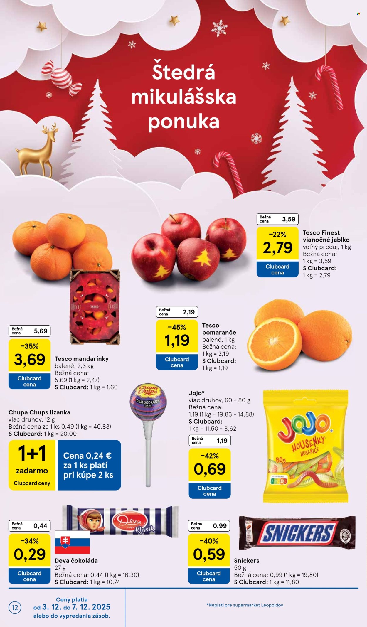 Leták TESCO supermarket - 3.12.2025 - 7.12.2025. Strana 12