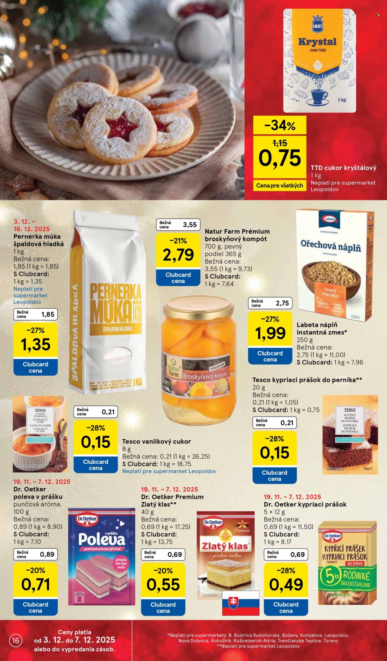 Leták TESCO supermarket - 3.12.2025 - 7.12.2025. Strana 16