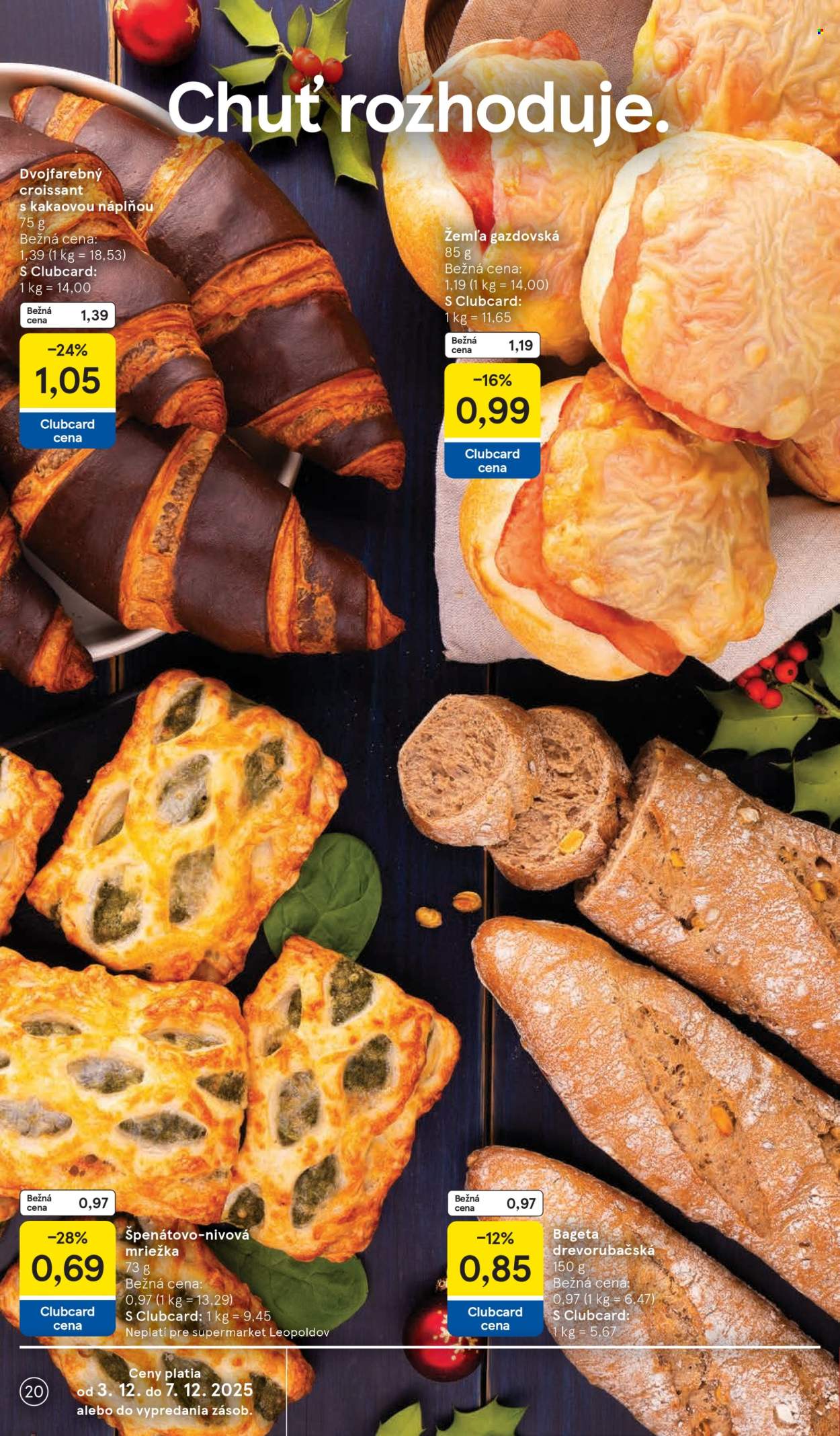 Leták TESCO supermarket - 3.12.2025 - 7.12.2025. Strana 20