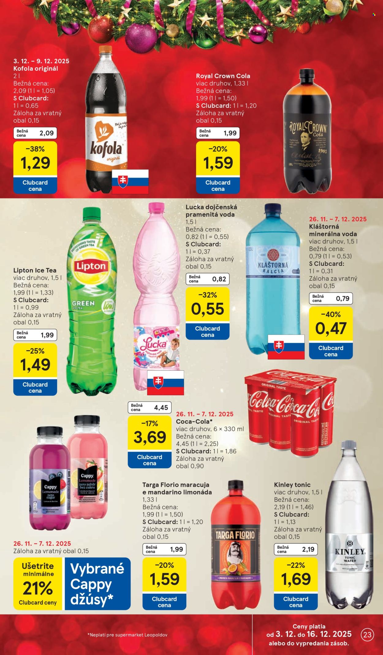 Leták TESCO supermarket - 3.12.2025 - 7.12.2025. Strana 23