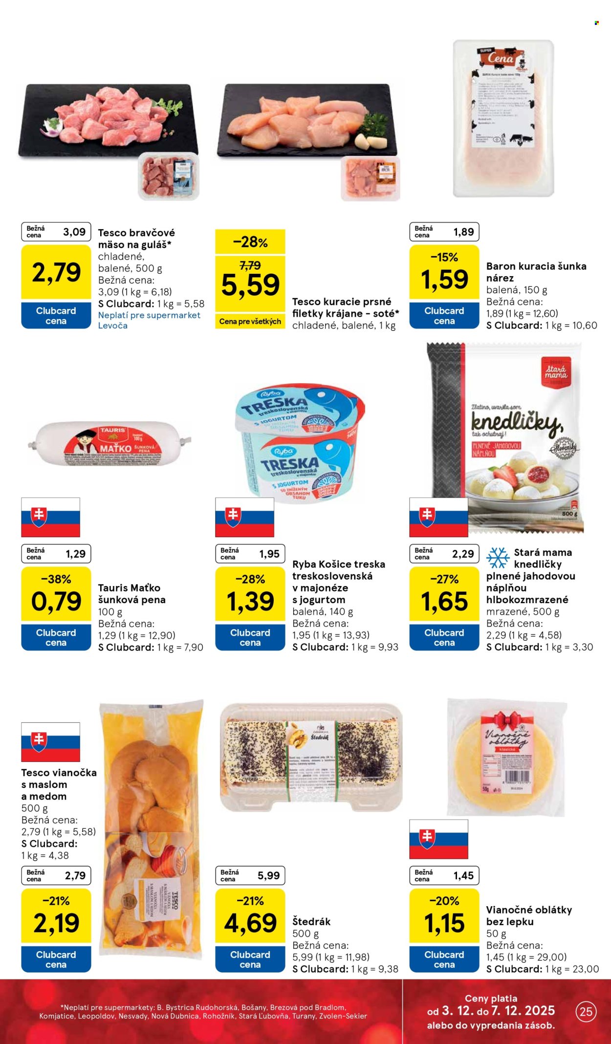Leták TESCO supermarket - 3.12.2025 - 7.12.2025. Strana 25