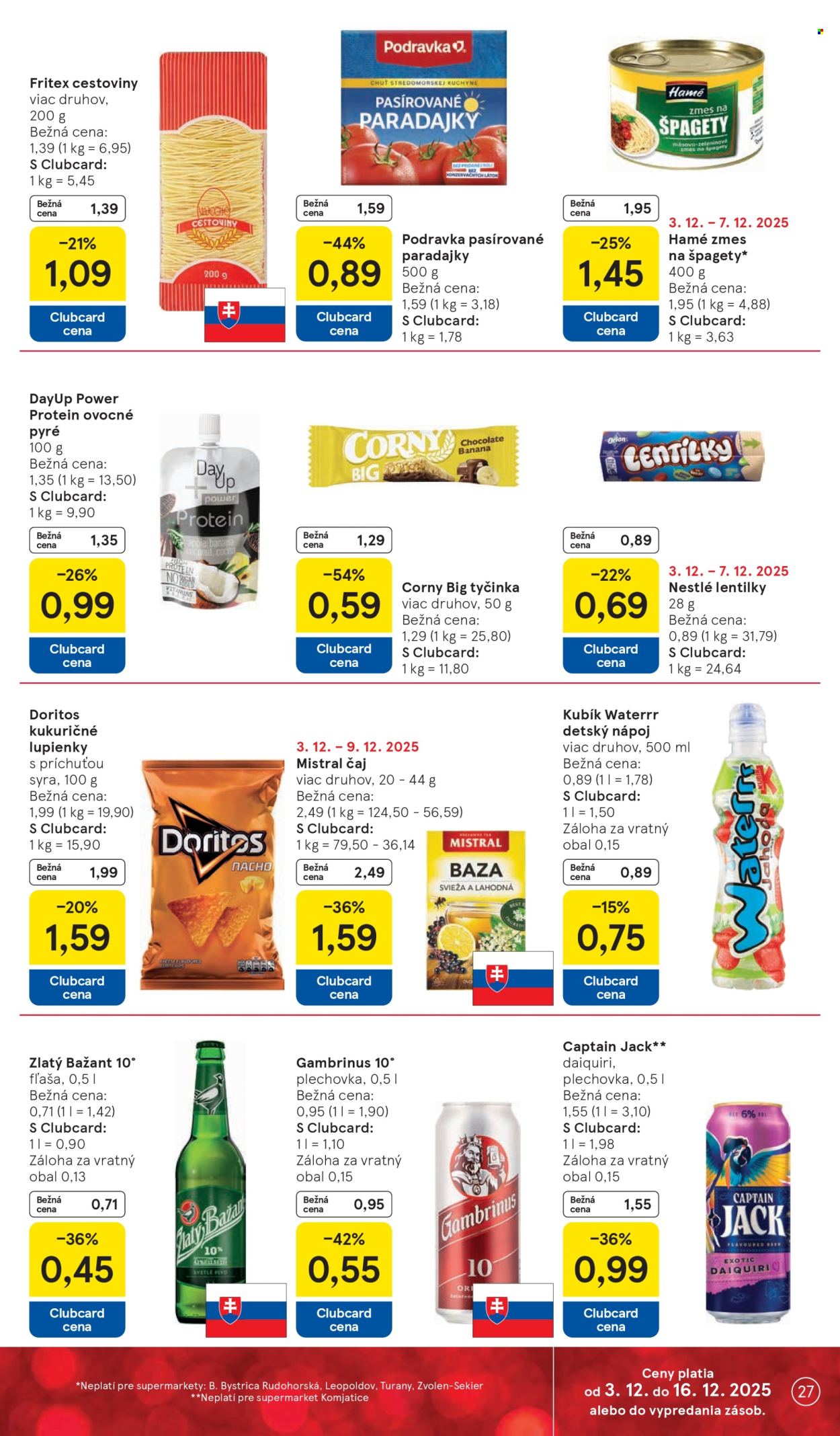 Leták TESCO supermarket - 3.12.2025 - 7.12.2025. Strana 27