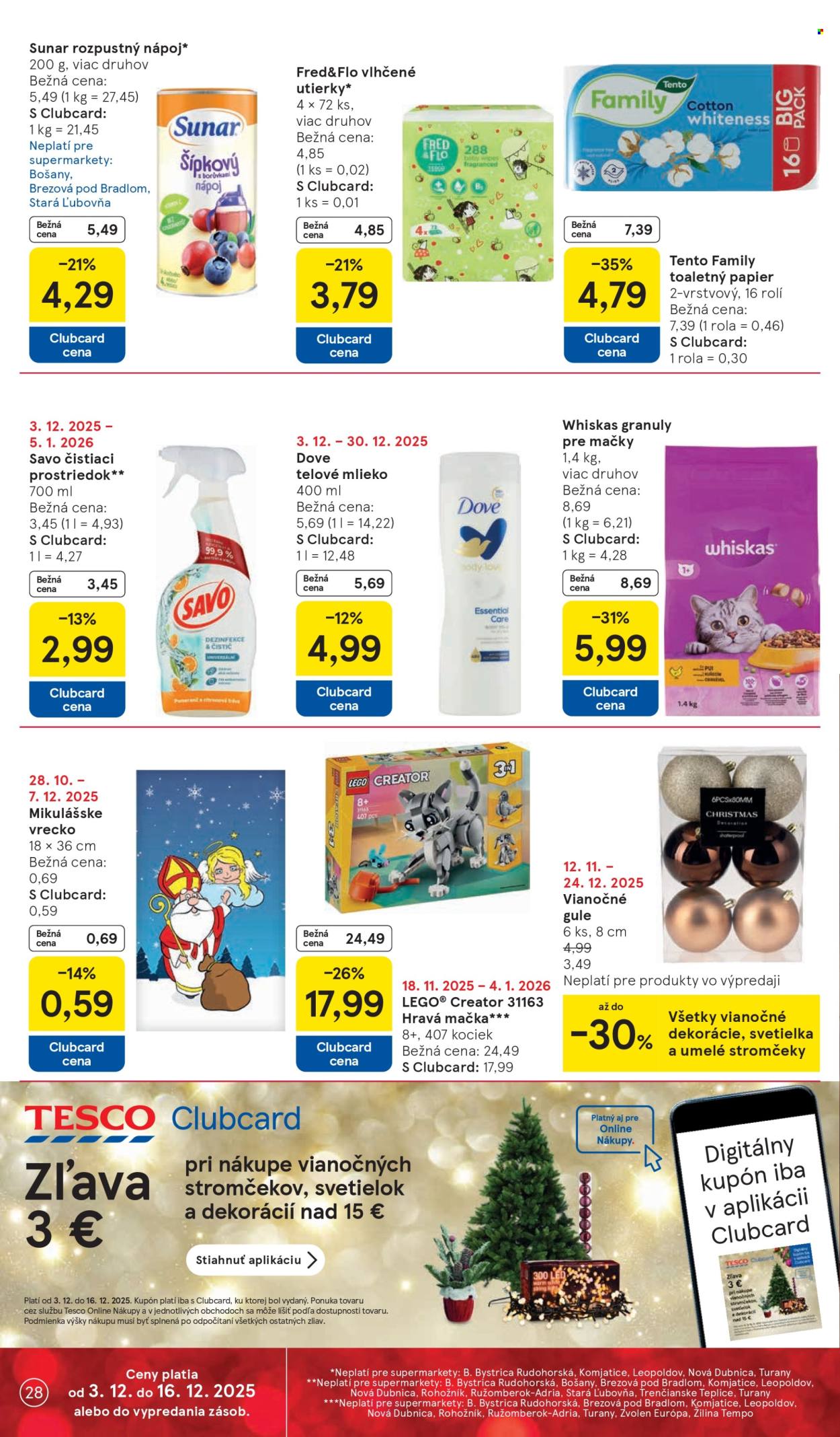 Leták TESCO supermarket - 3.12.2025 - 7.12.2025. Strana 28