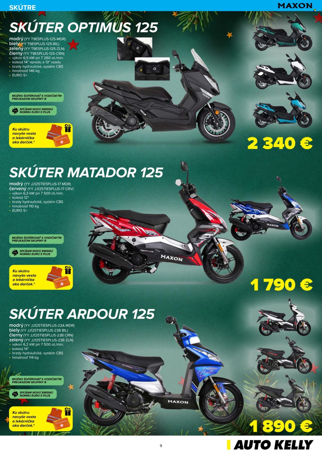 Leták Auto Kelly - 2.12.2025 - 5.1.2026. Strana 9