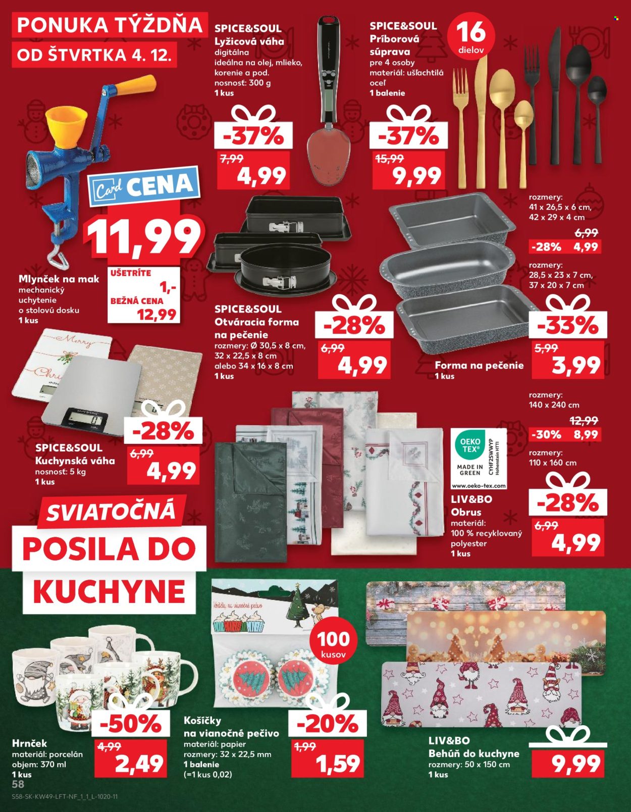 Leták Kaufland - 4.12.2025 - 10.12.2025. Strana 58
