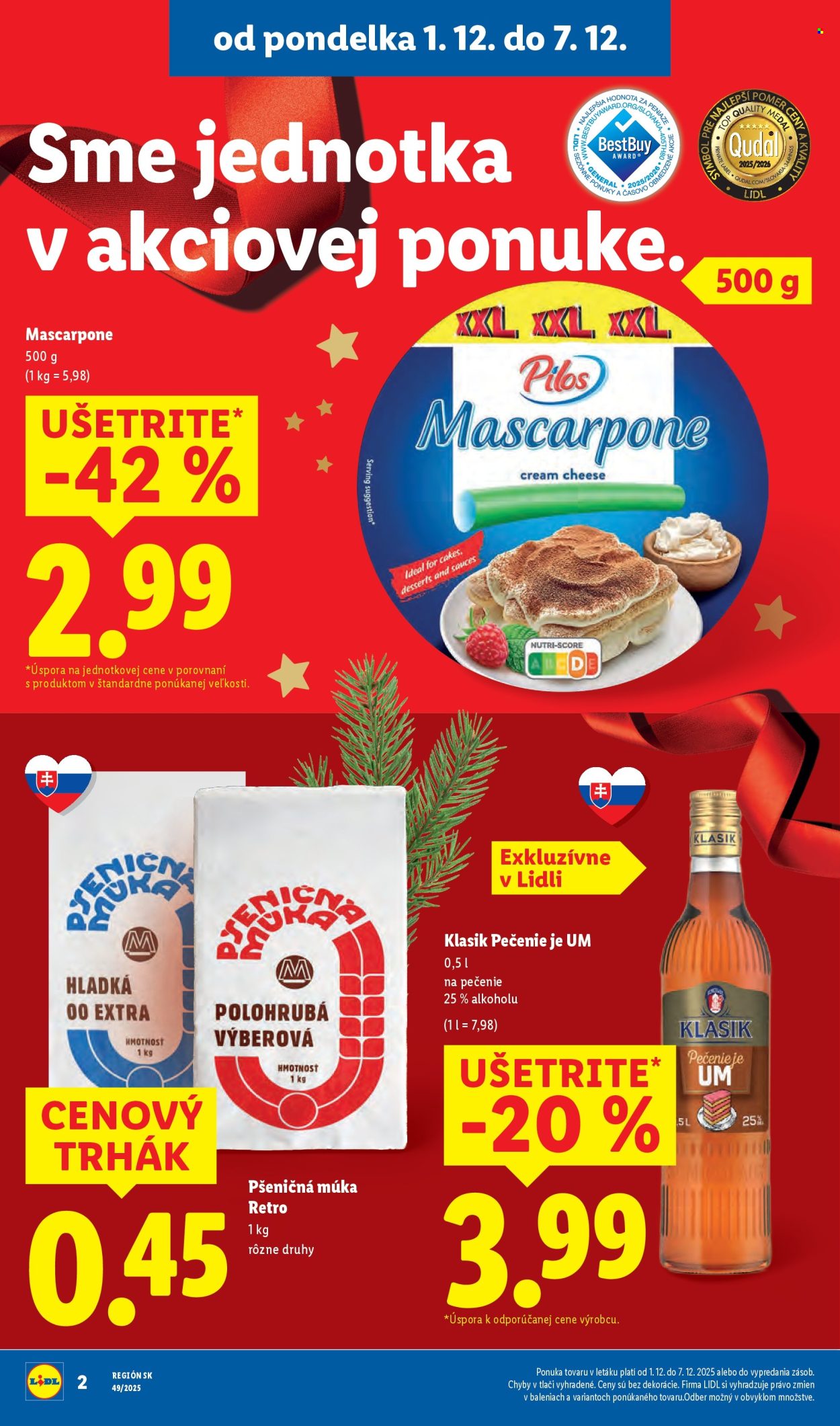 Leták Lidl - 4.12.2025 - 7.12.2025. Strana 3