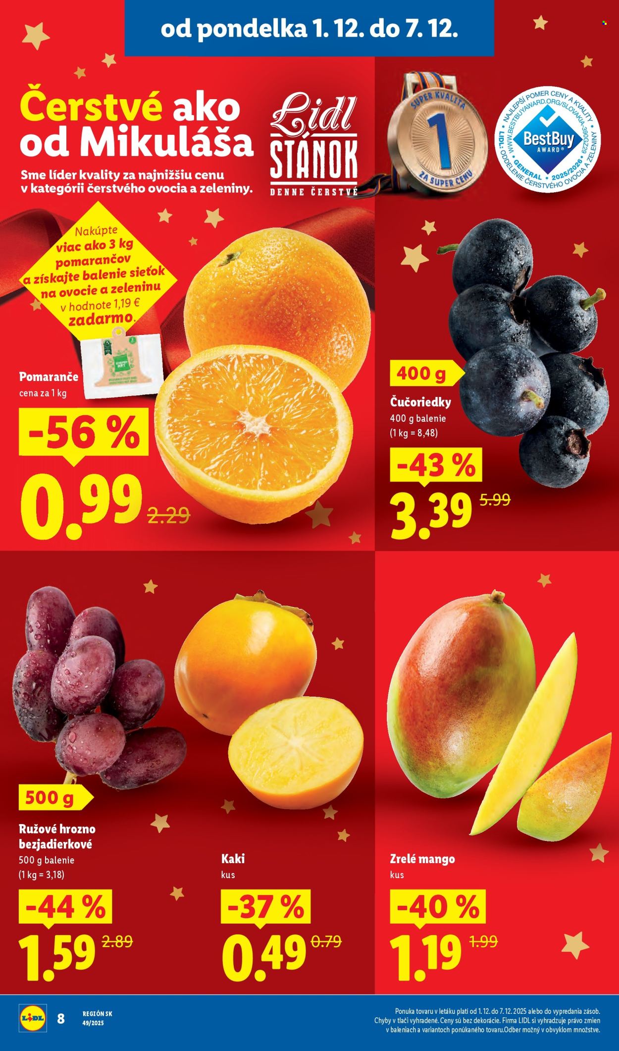 Leták Lidl - 4.12.2025 - 7.12.2025. Strana 42