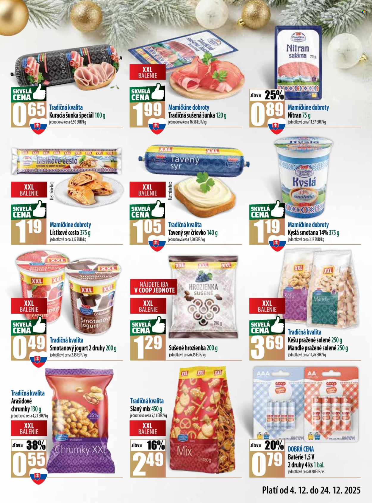 Leták COOP Jednota - 4.12.2025 - 24.12.2025. Strana 5
