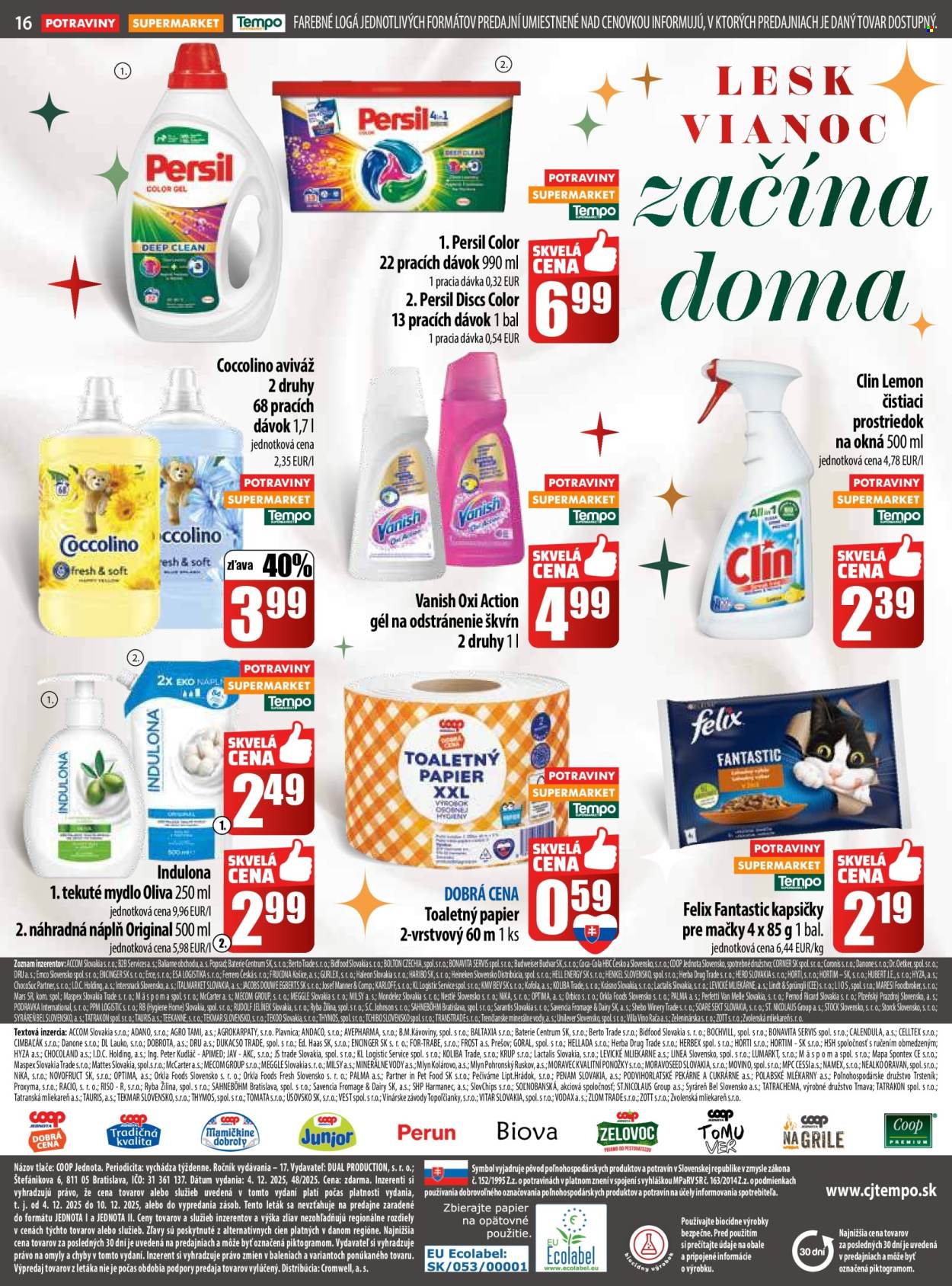 Leták COOP Jednota - 4.12.2025 - 10.12.2025. Strana 16