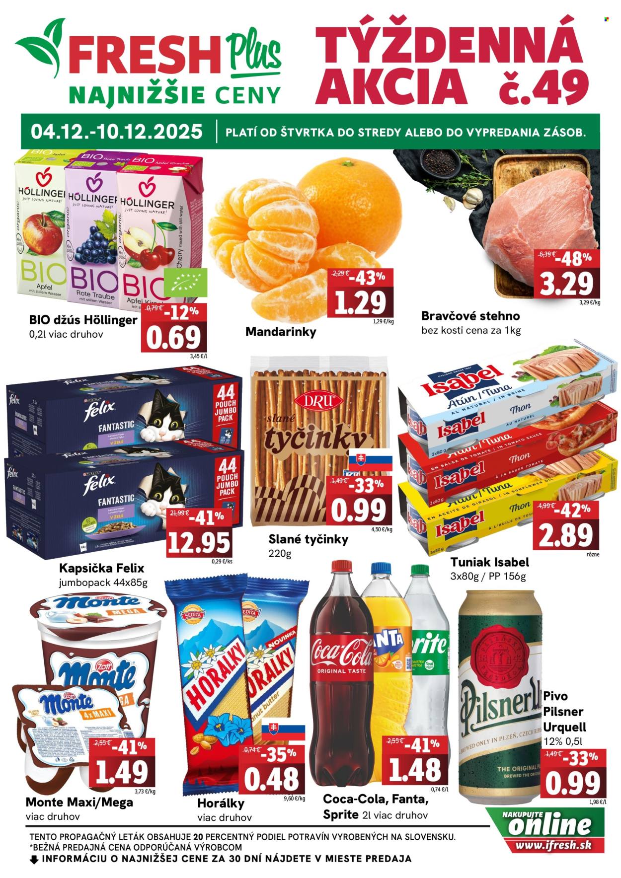 Leták FRESH - 4.12.2025 - 10.12.2025. Strana 1