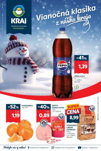 Leták Kraj - 4.12.2025 - 10.12.2025.