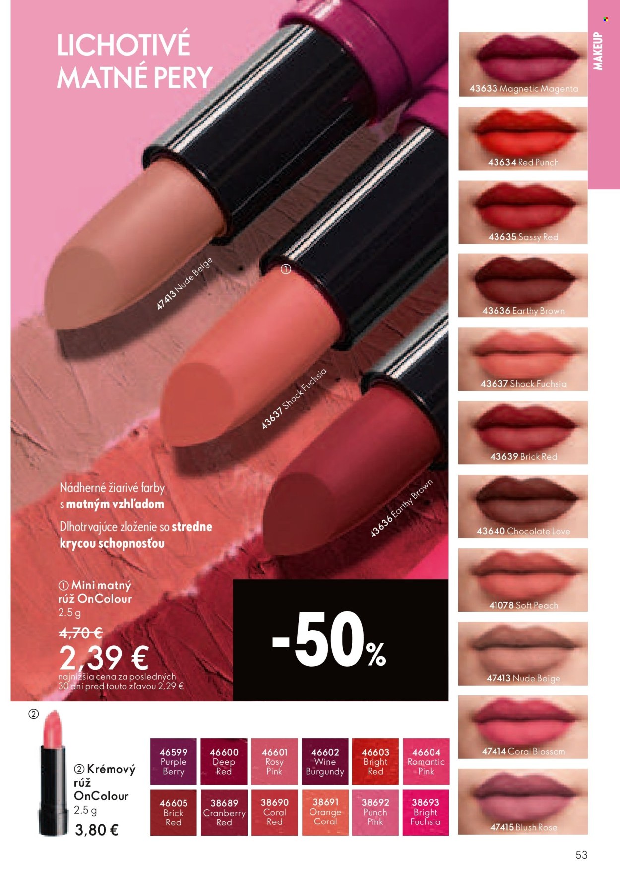 Leták Oriflame - 24.12.2025 - 20.1.2026. Strana 53