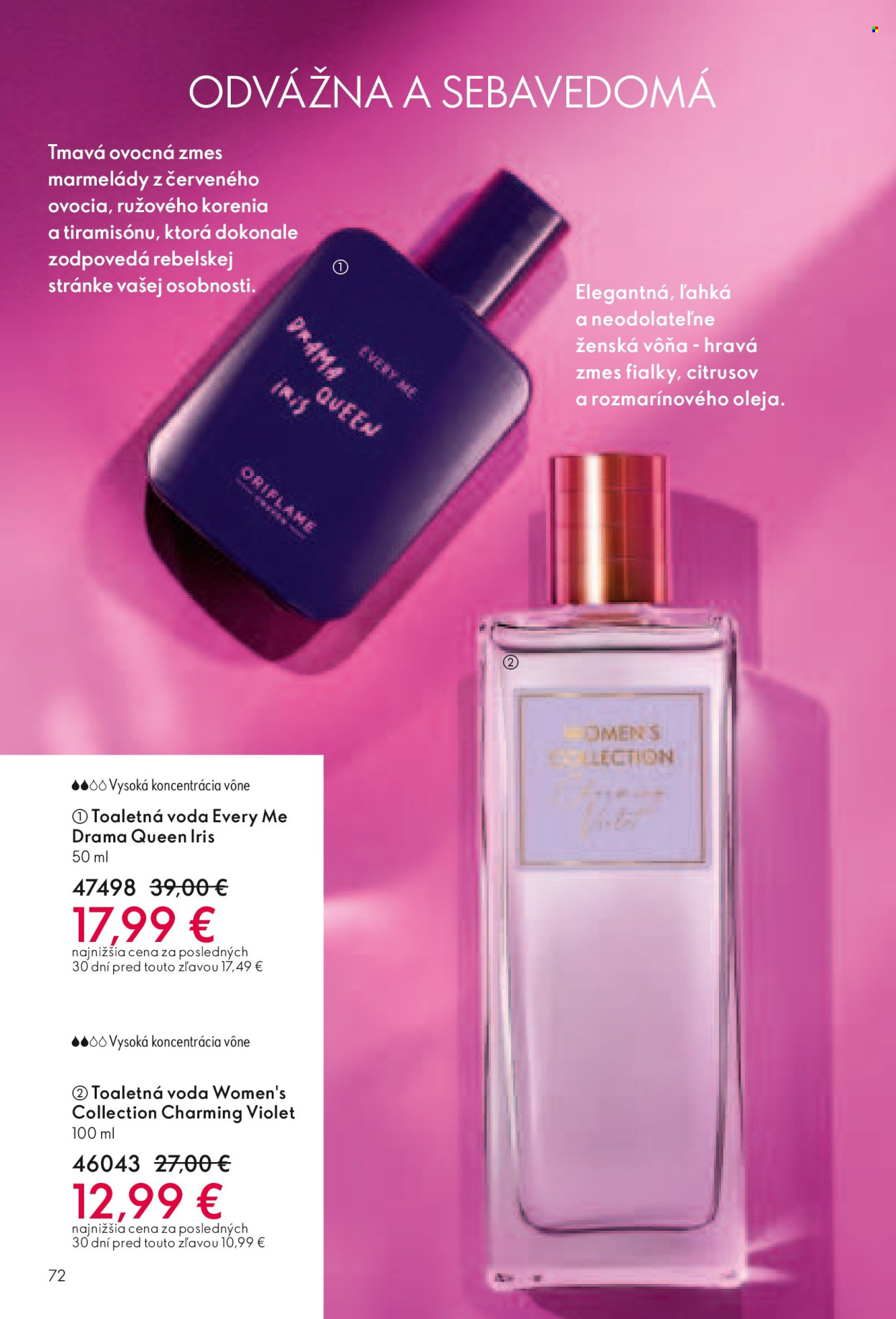 Leták Oriflame - 24.12.2025 - 20.1.2026. Strana 72