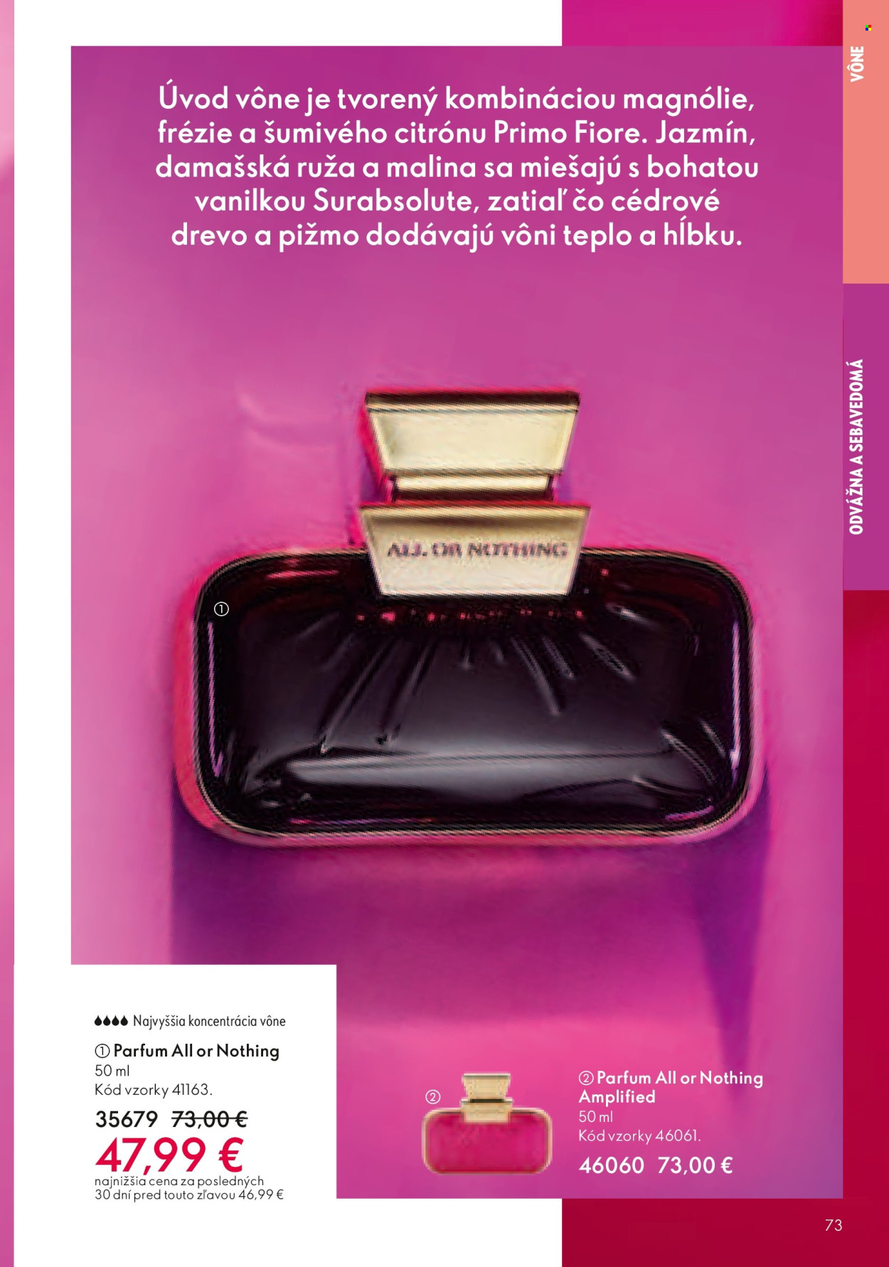 Leták Oriflame - 24.12.2025 - 20.1.2026. Strana 73