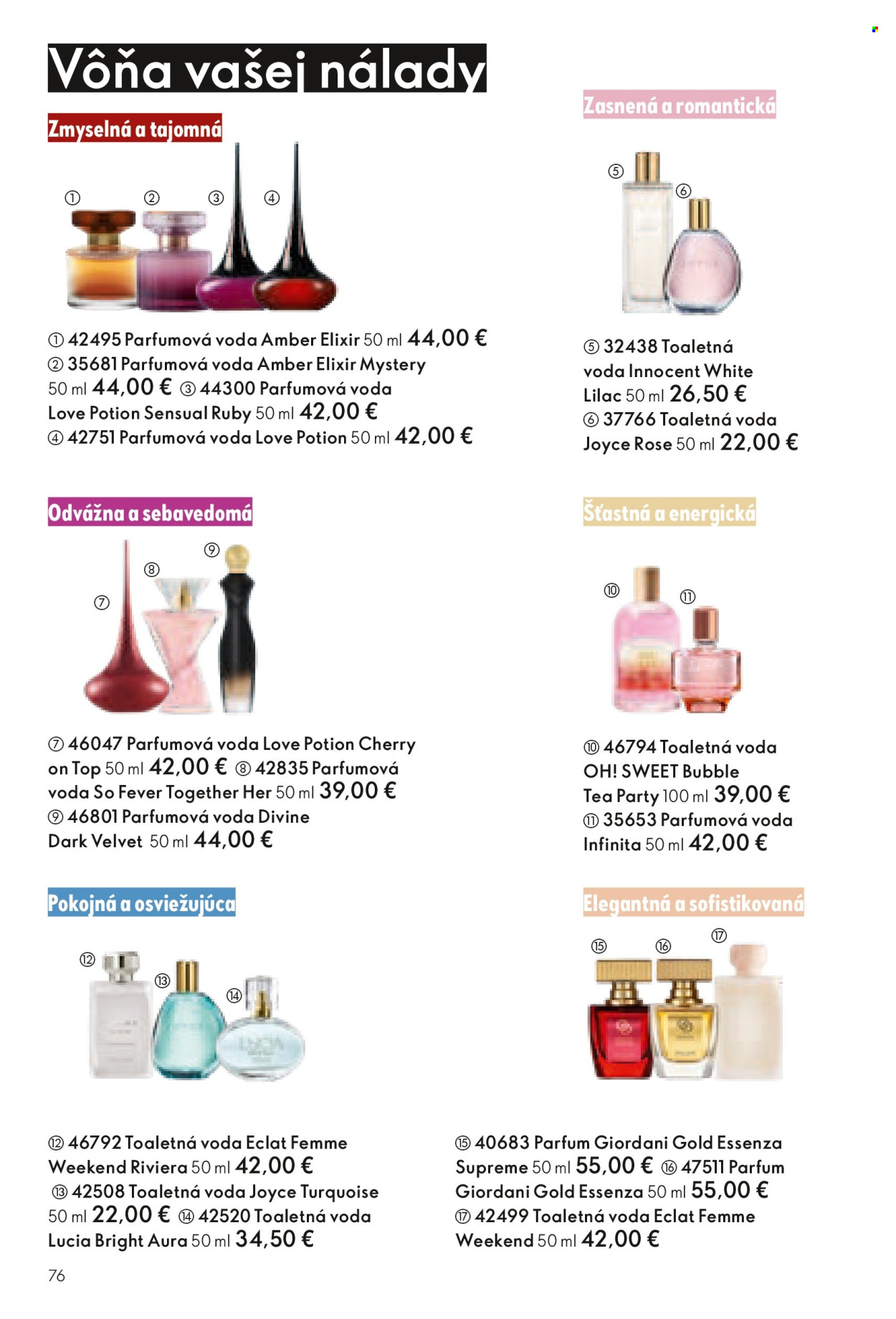 Leták Oriflame - 24.12.2025 - 20.1.2026. Strana 76