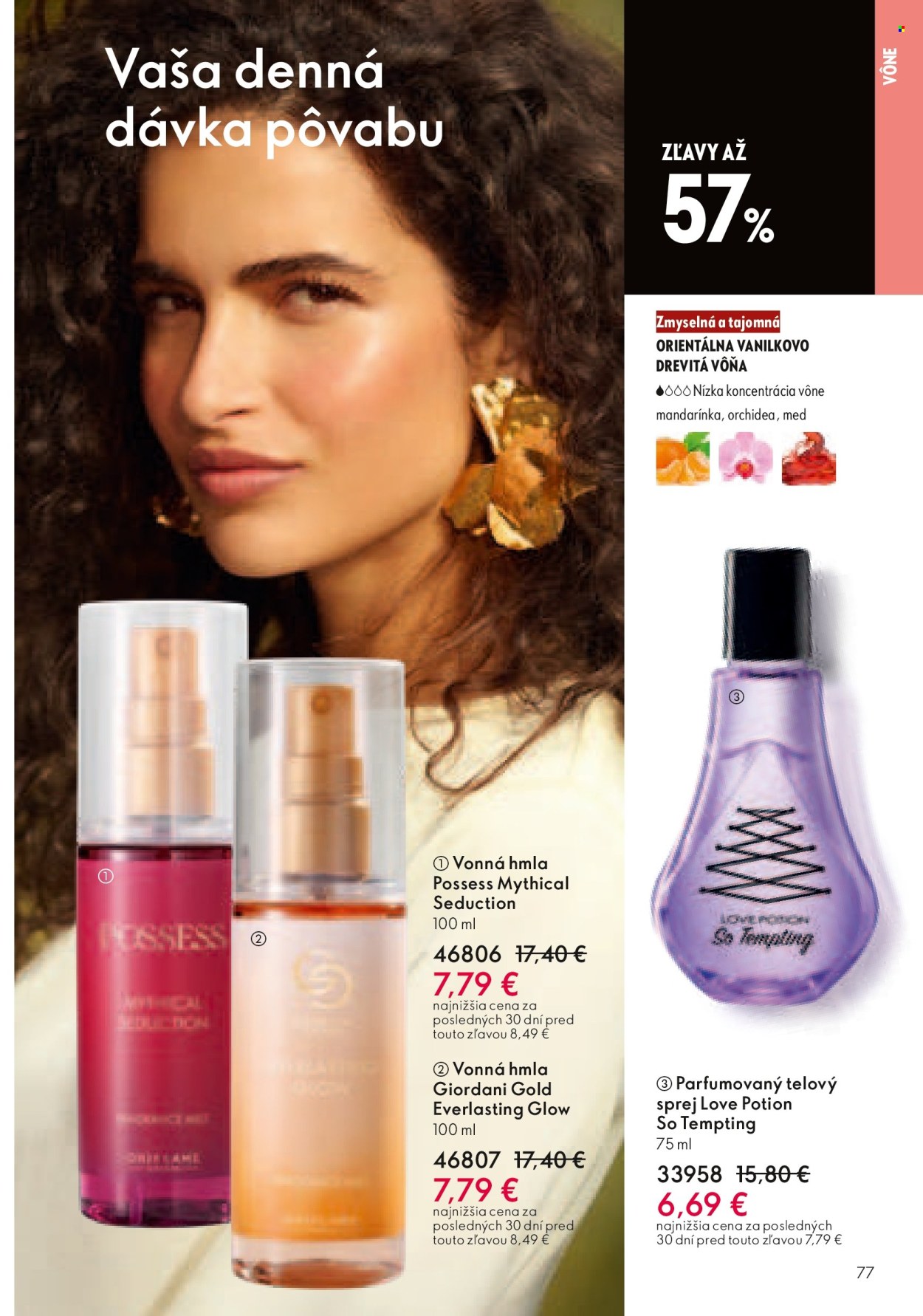 Leták Oriflame - 24.12.2025 - 20.1.2026. Strana 77