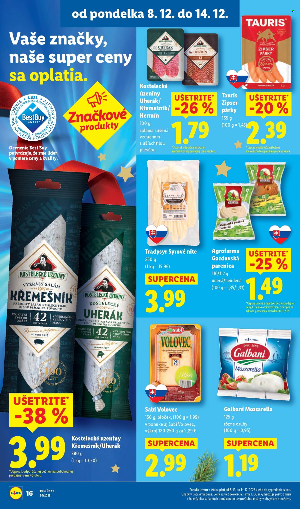 Leták Lidl - 8.12.2025 - 14.12.2025. Strana 22