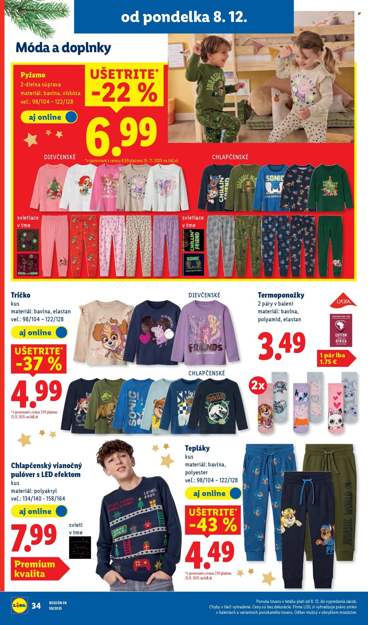 Leták Lidl - 8.12.2025 - 14.12.2025. Strana 50