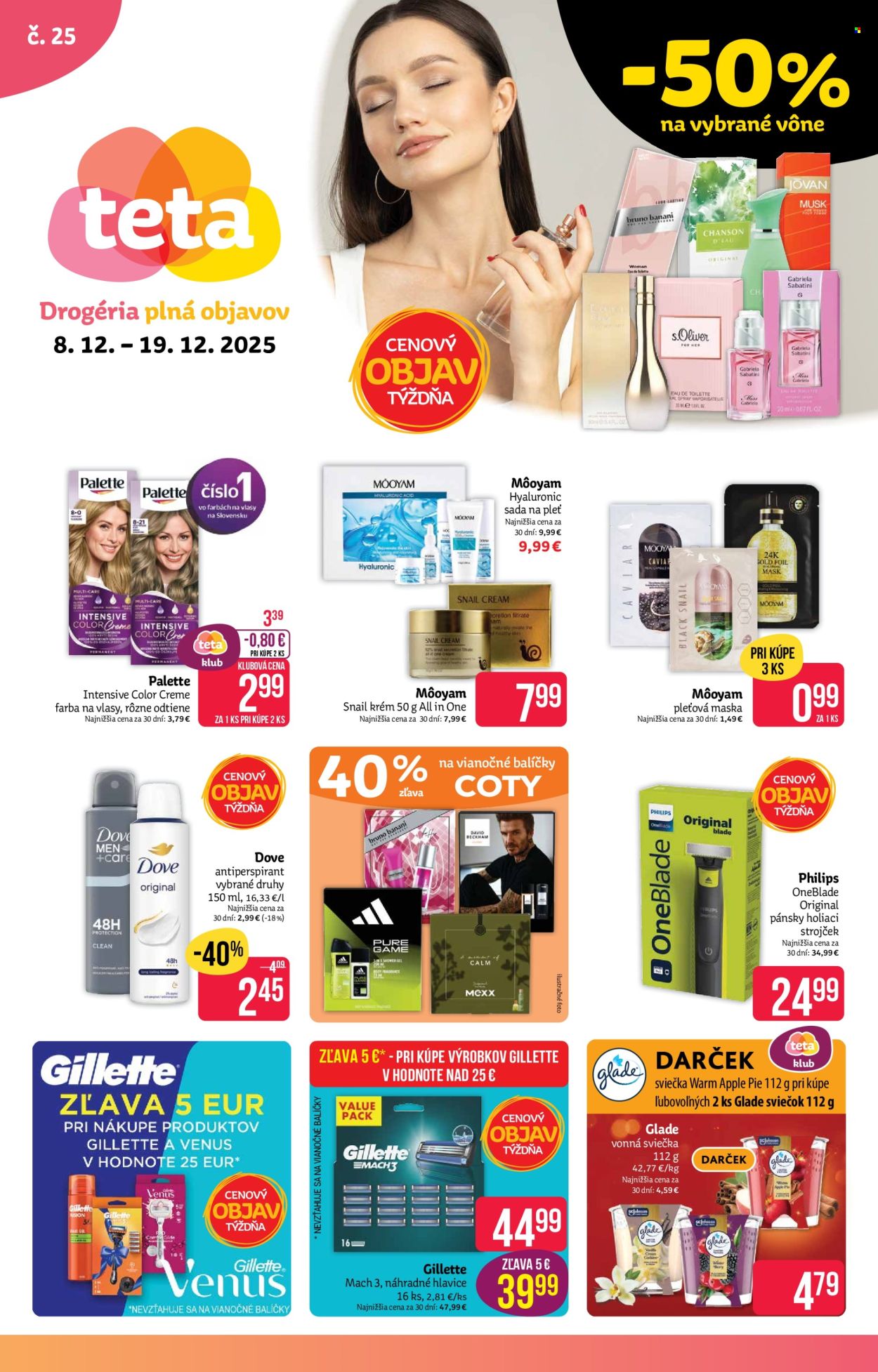 Leták Teta drogerie - 8.12.2025 - 19.12.2025. Strana 1
