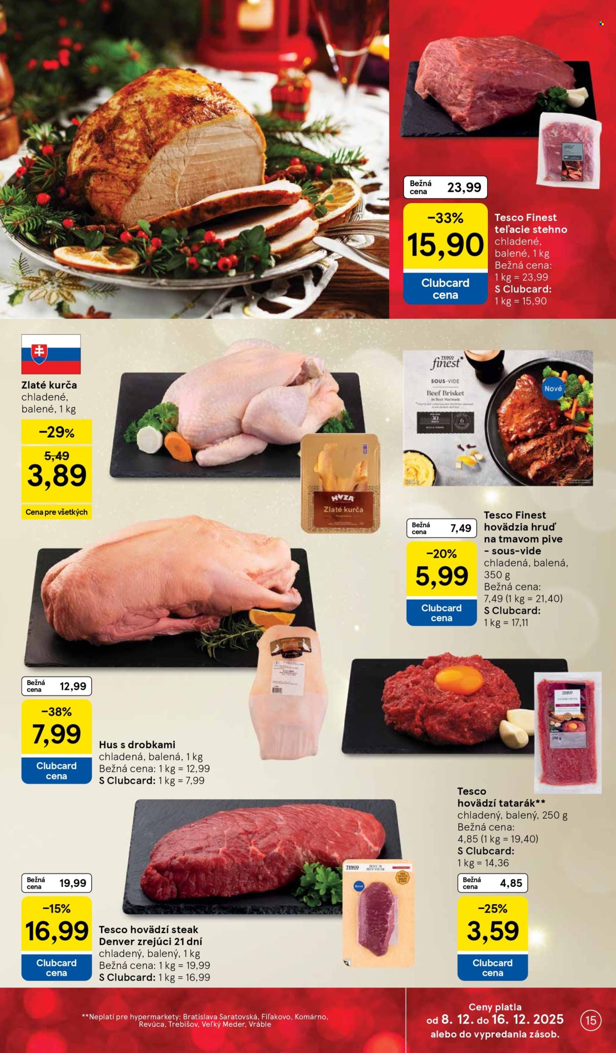 Leták TESCO - 8.12.2025 - 16.12.2025. Strana 15