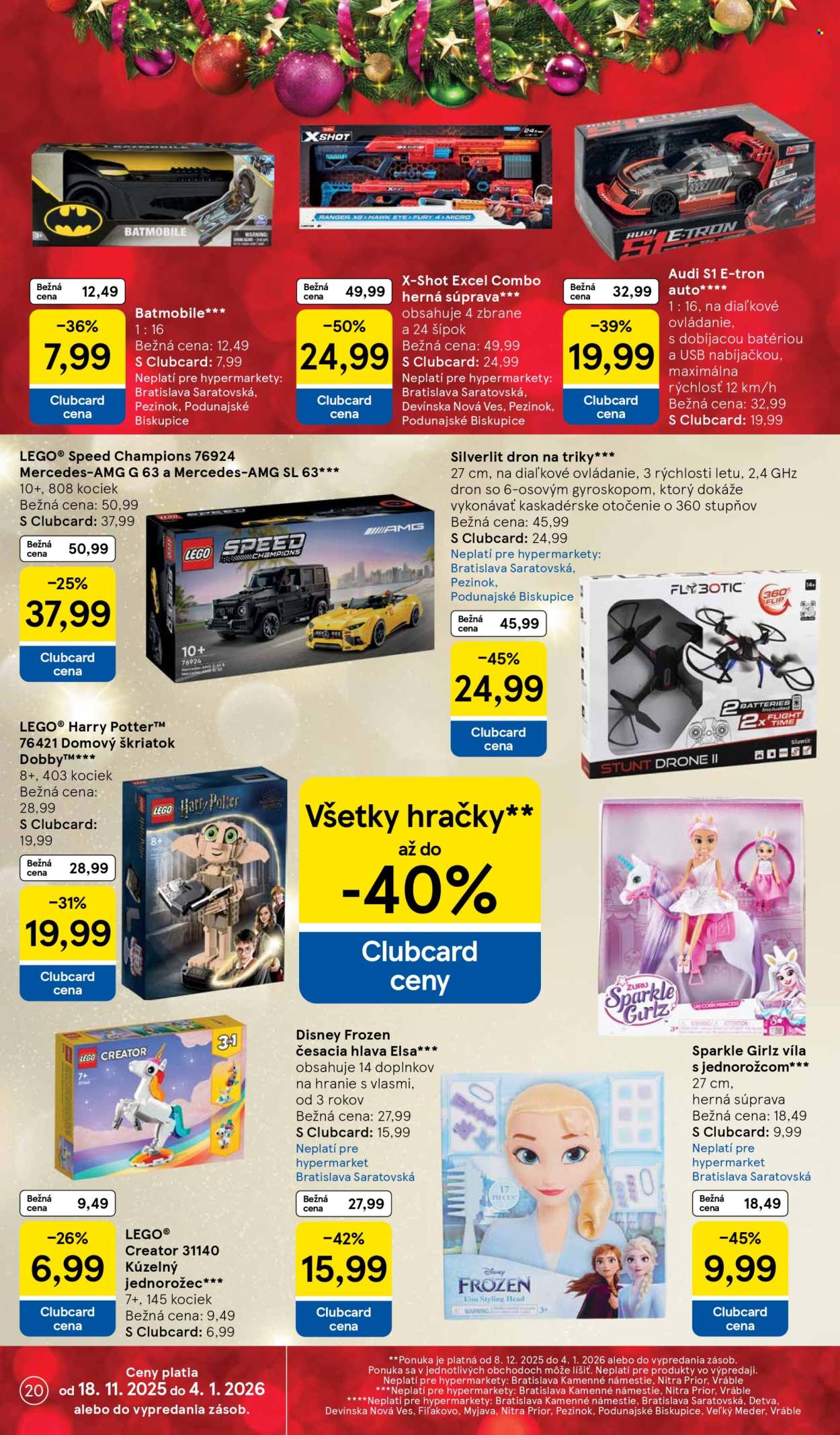 Leták TESCO - 8.12.2025 - 16.12.2025. Strana 20