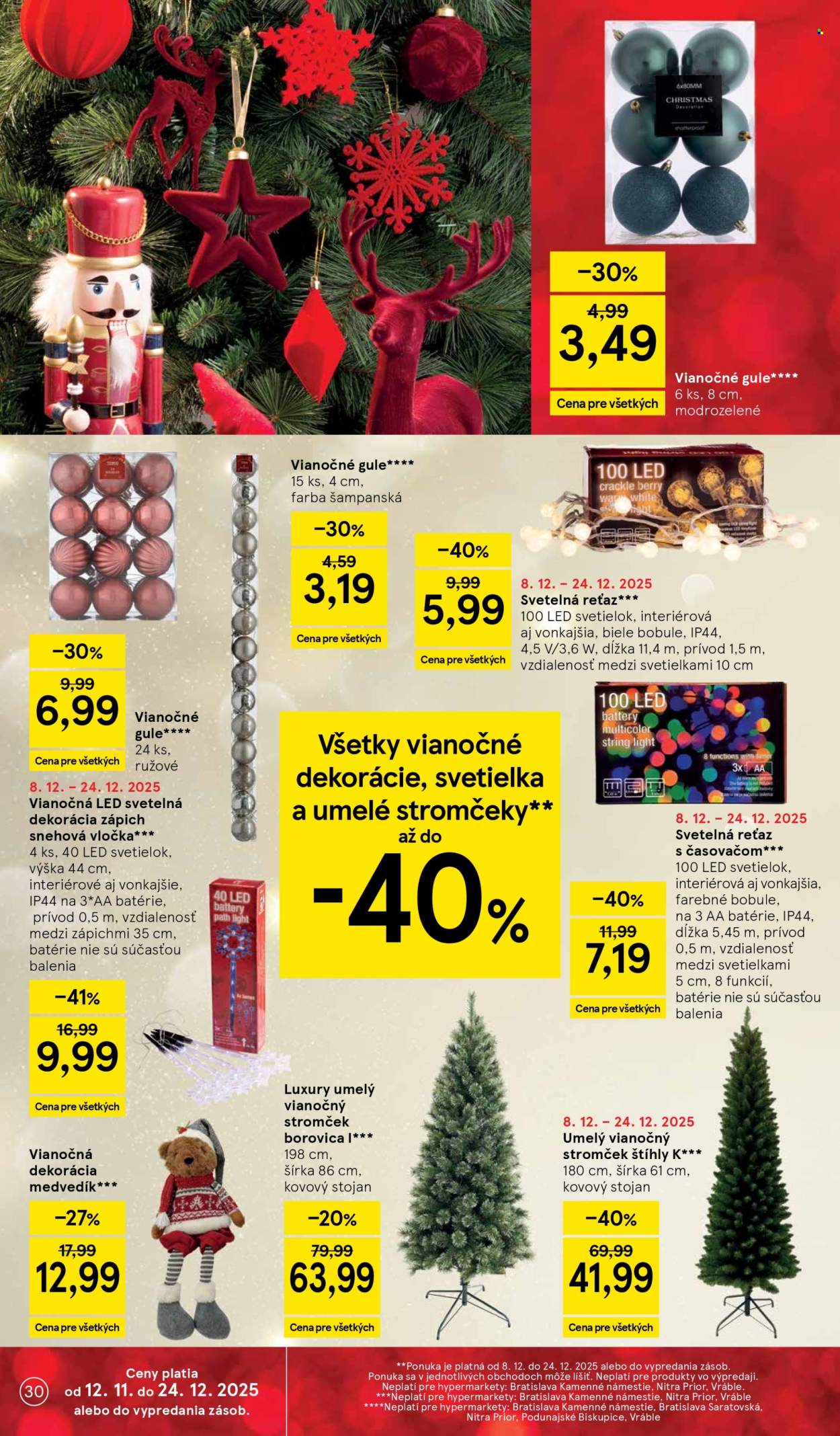 Leták TESCO - 8.12.2025 - 16.12.2025. Strana 30