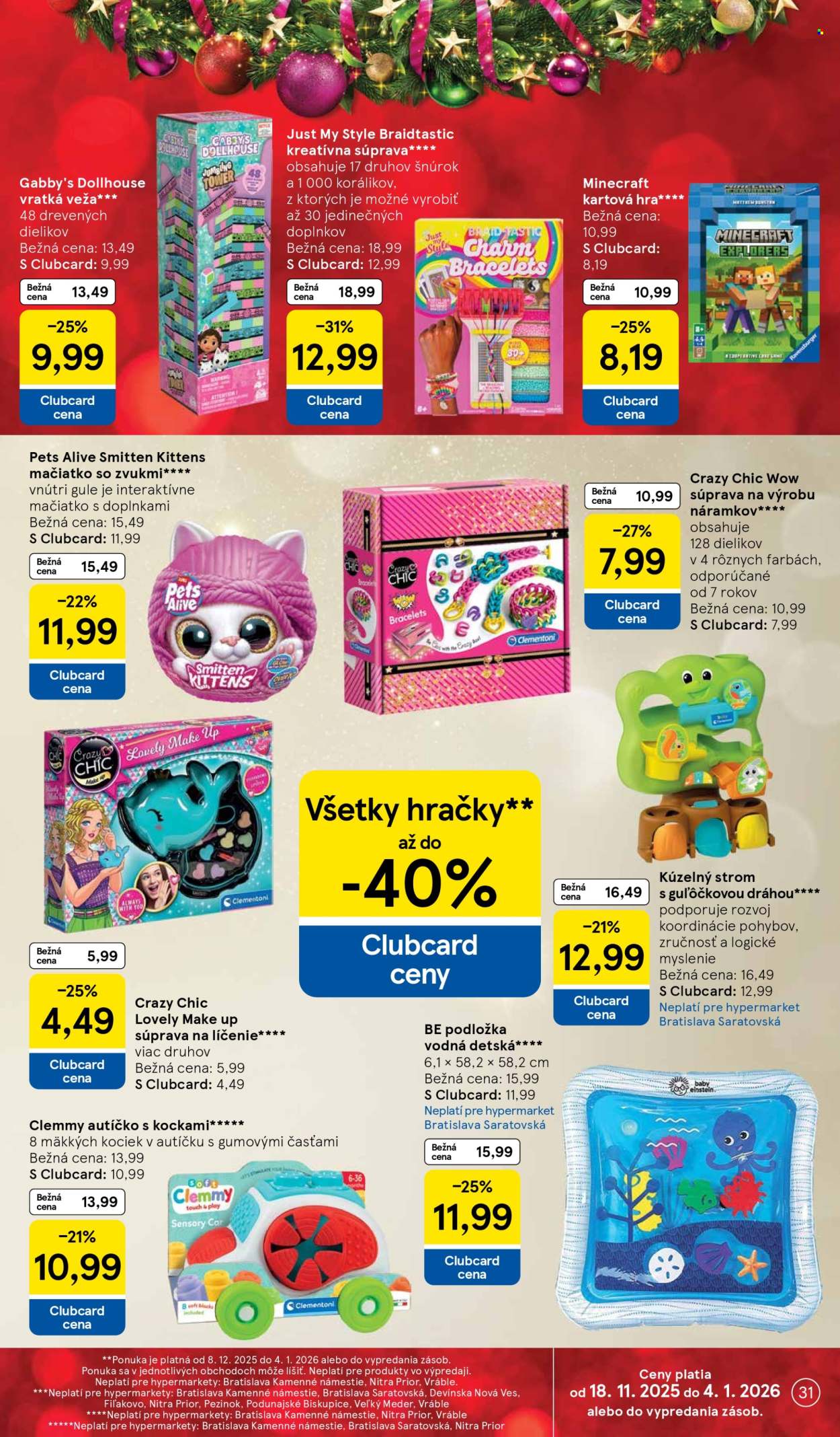 Leták TESCO - 8.12.2025 - 16.12.2025. Strana 31