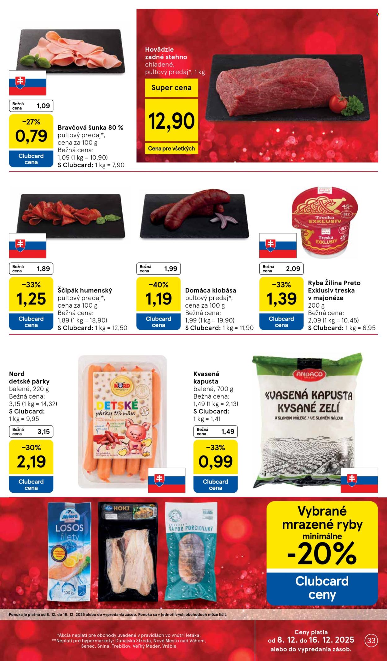 Leták TESCO - 8.12.2025 - 16.12.2025. Strana 33