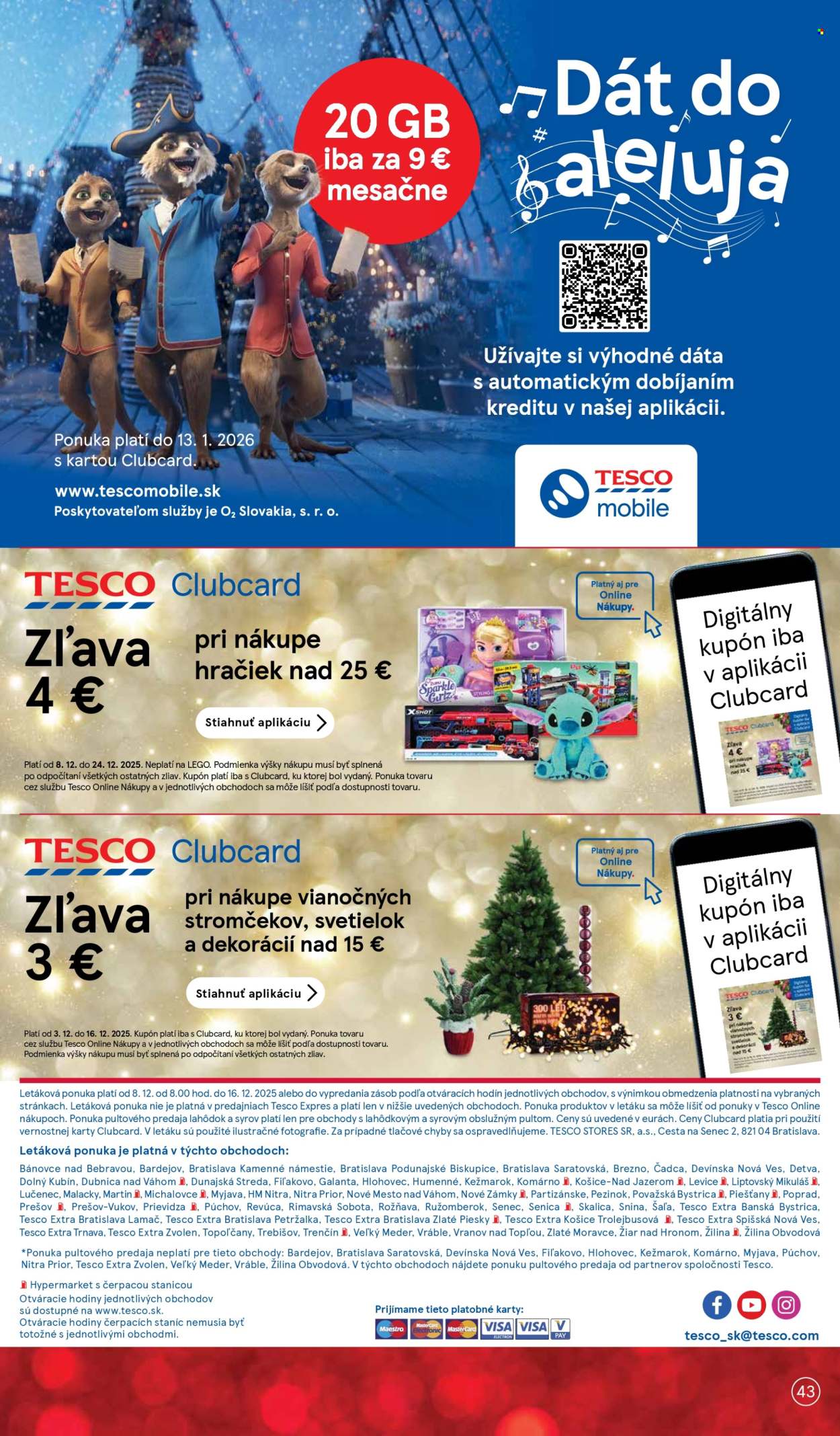 Leták TESCO - 8.12.2025 - 16.12.2025. Strana 43