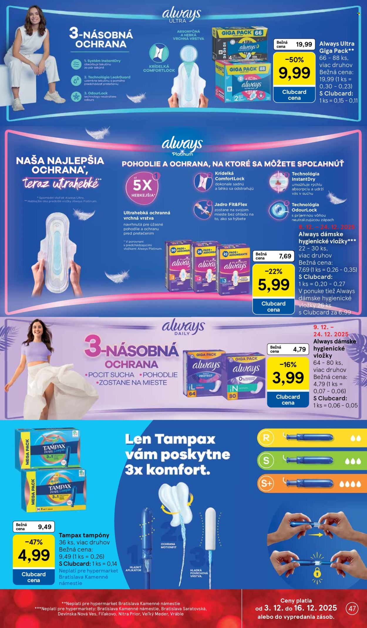 Leták TESCO - 8.12.2025 - 16.12.2025. Strana 47