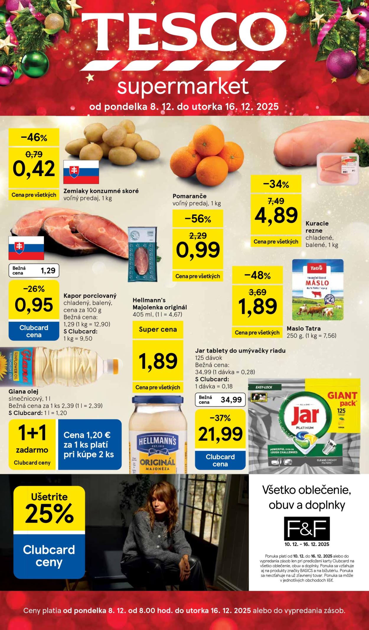 Leták TESCO supermarket - 8.12.2025 - 16.12.2025. Strana 1